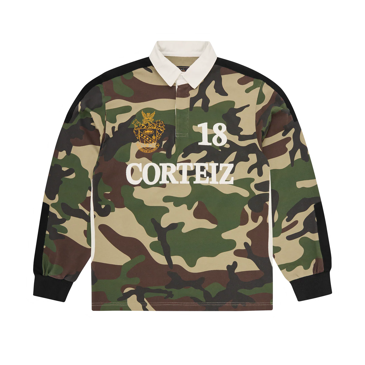 Corteiz PANELLED RUGBY [WOODLAND CAMO]