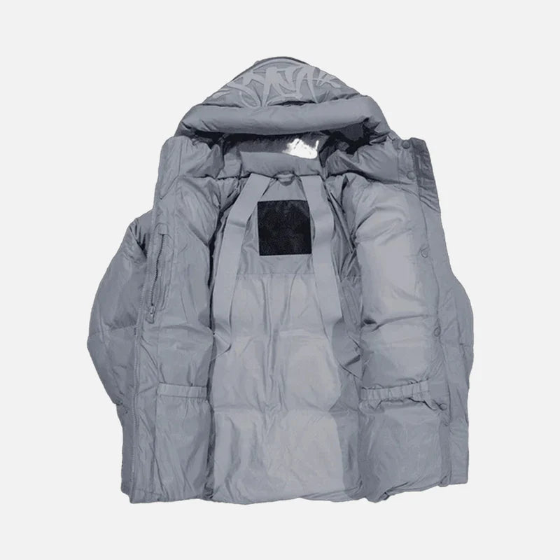 Syna Down Puffer Jacket - Grey