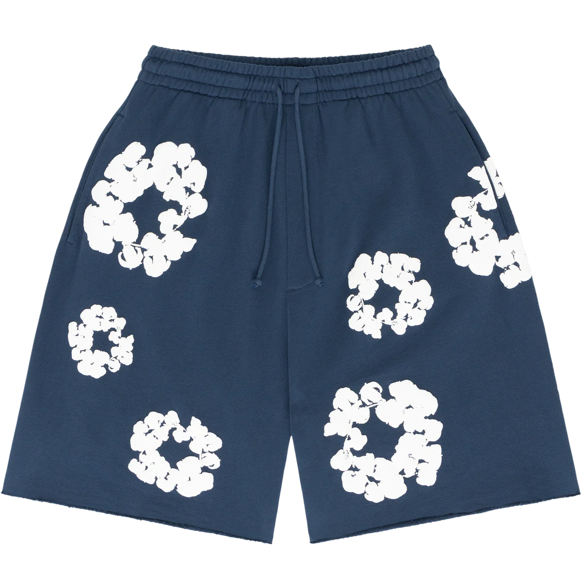 Denim Tears The Cotton Wreath Shorts Navy