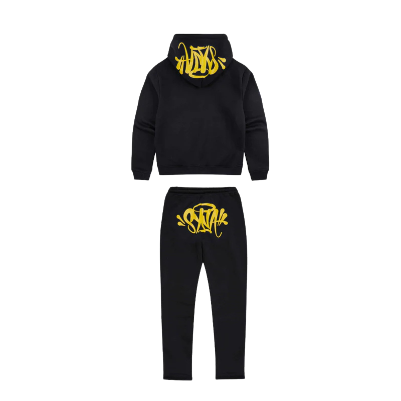Syna World Logo Tracksuit - Black / Yellow