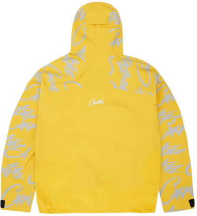 Corteiz Elitework Waterproof Shell Jacket - Yellow