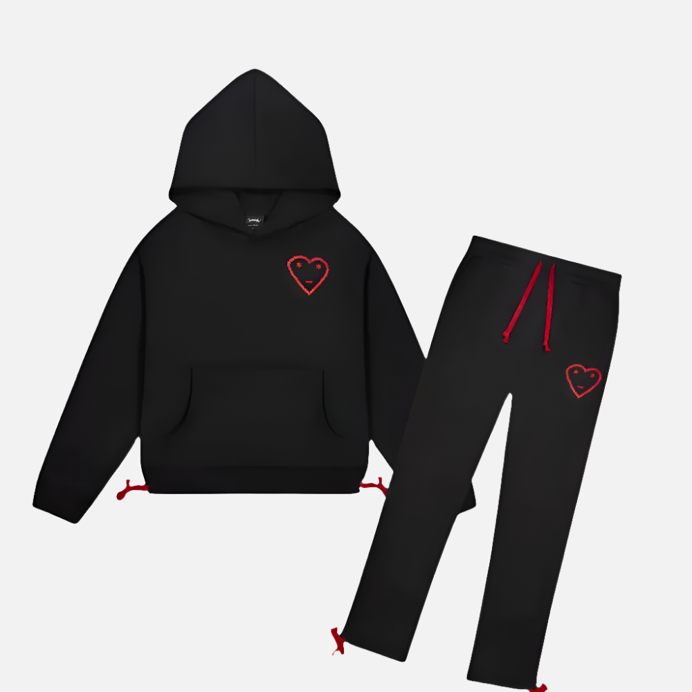 CARSICKO SIGNATURE TRACKSUIT - BLACK/RED