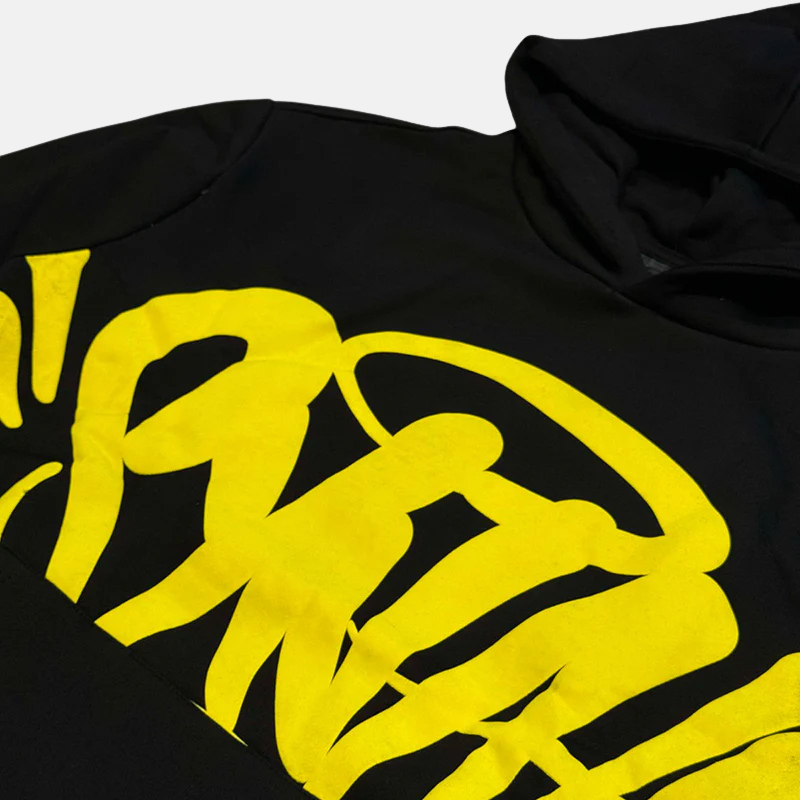 Syna World Logo Team Tracksuit - Black / Safety Yellow