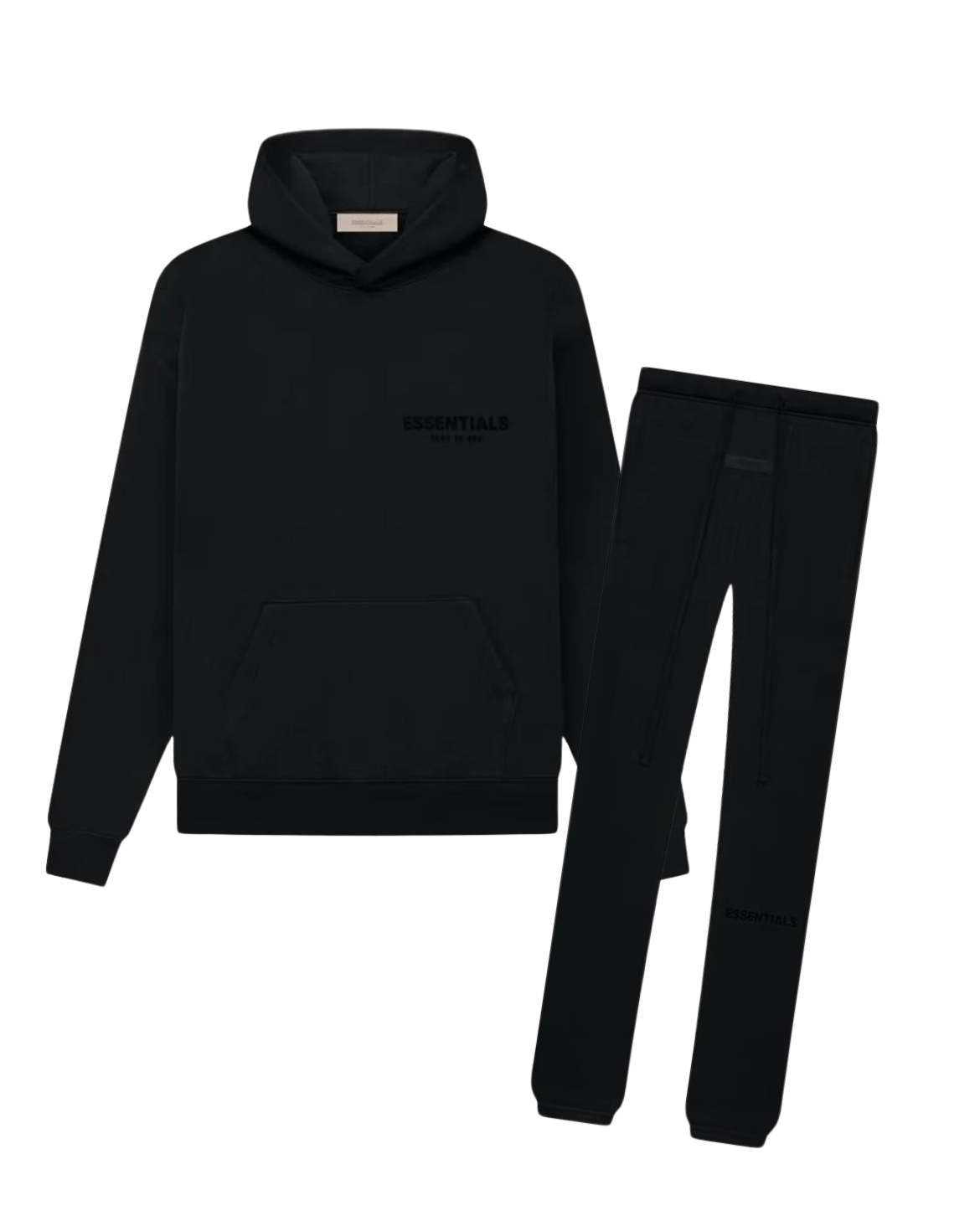 FEAR OF GOD ESSENTIALS BLACK TRACKSUIT (SS22)