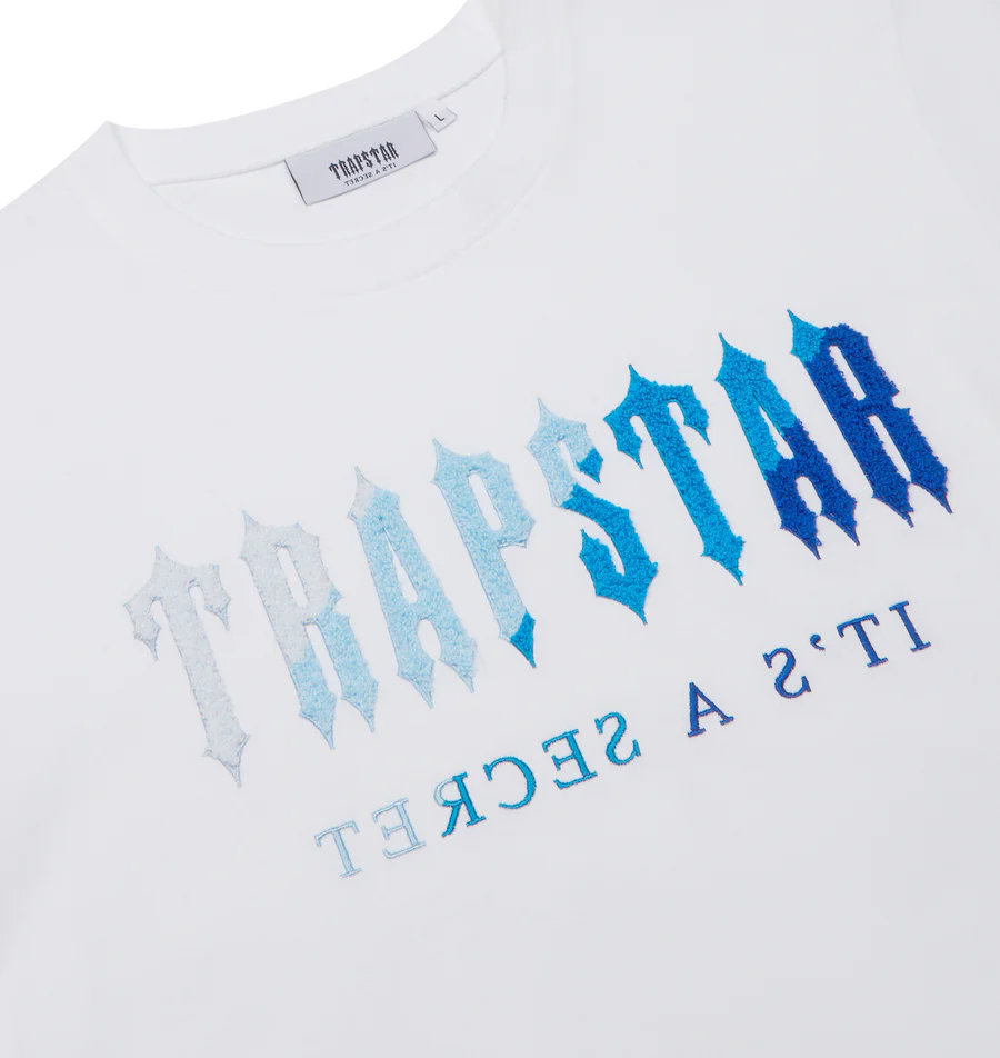 TRAPSTAR CHENILLE DECODED SHORT SET - WHITE ICE FLAVOURS 2.0 EDITION