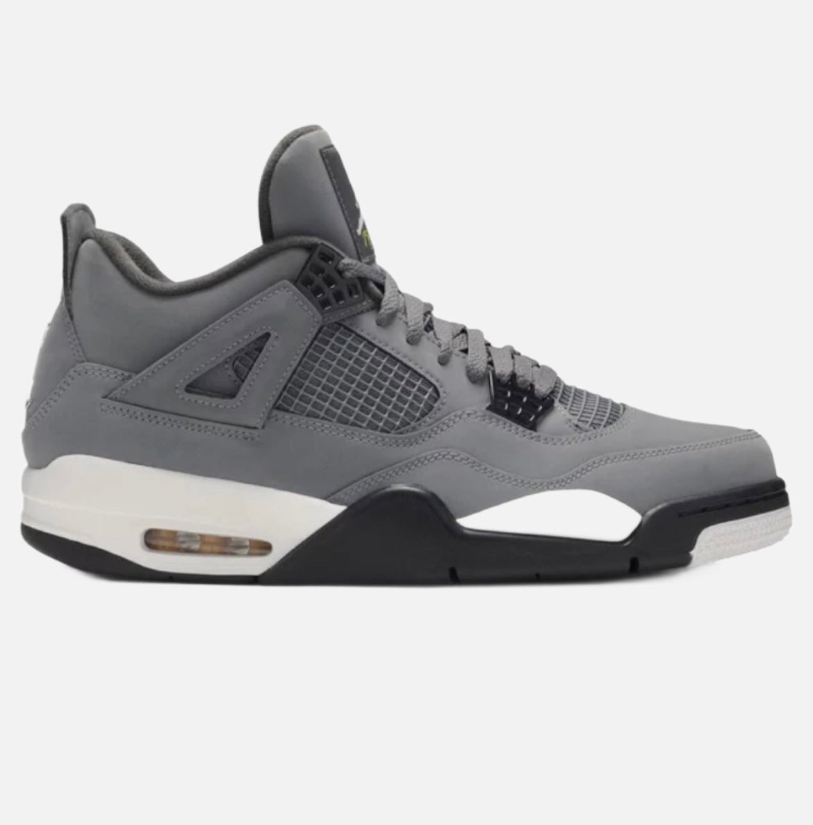 Air Jordan 4 Retro 'Cool Grey' 2019 sneaker featuring a sleek grey upper and iconic design.