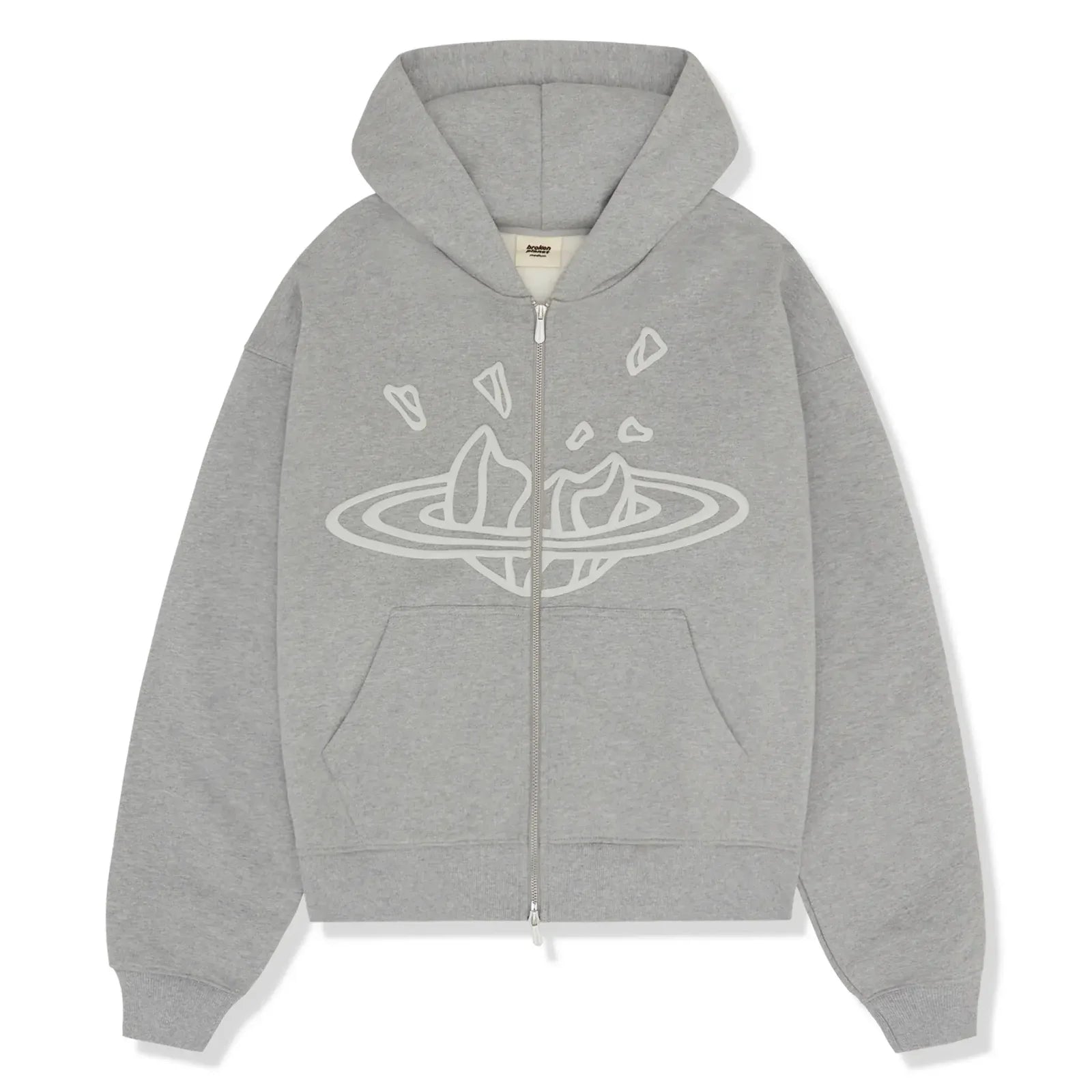 Broken Planet Outer Space Full-Zip Hoodie & Joggers Set - Heather Grey