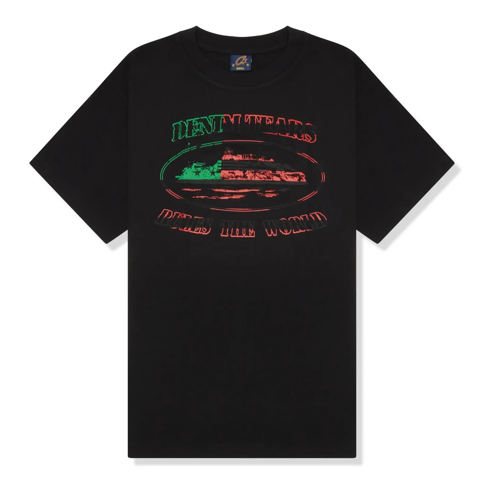 Corteiz x Denim Cortears OG Alcatraz Black T Shirt