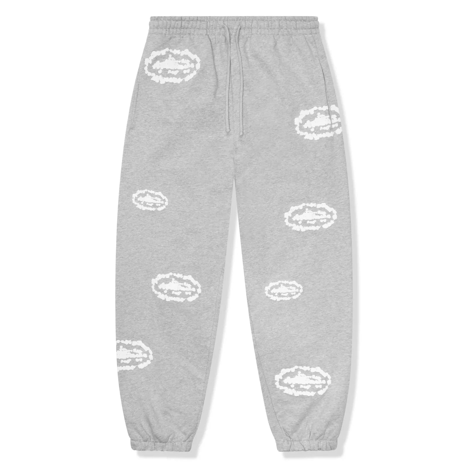 Corteiz x Denim Tears Island Wreath Grey Sweatpants