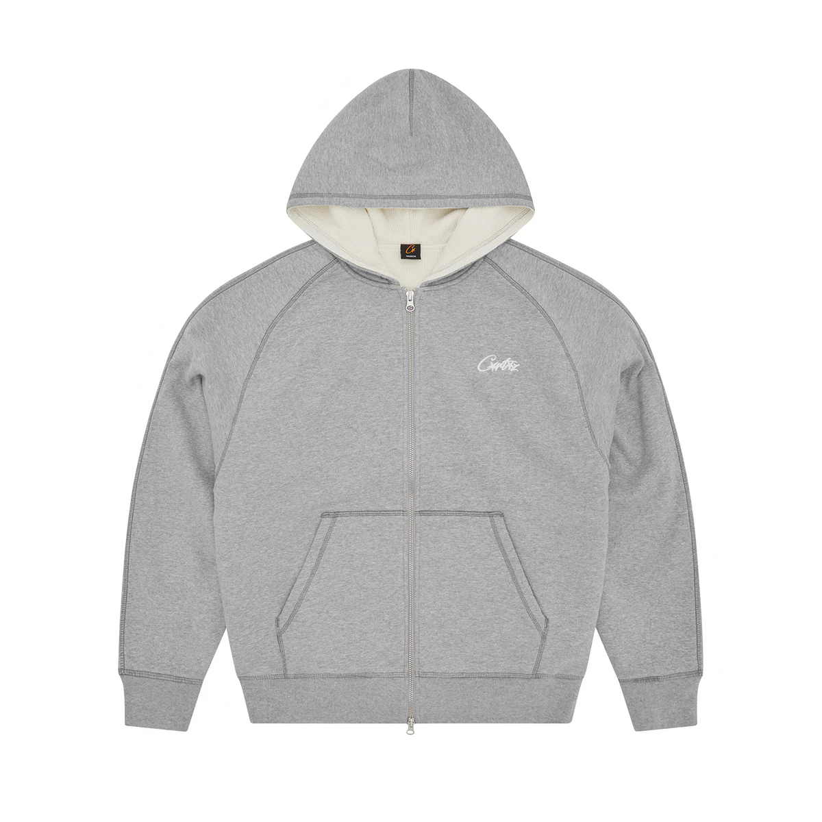 Corteiz HMP THERMAL ZIP HOODIE [HEATHER GREY]