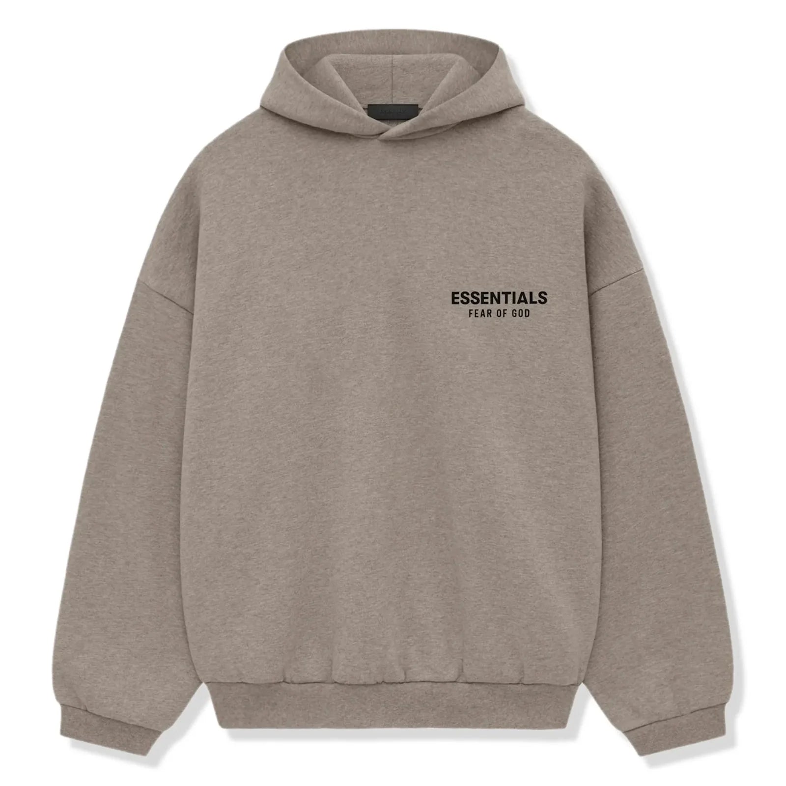 Fear Of God Essentials Fleece Heather Grey Hoodie (FW24)