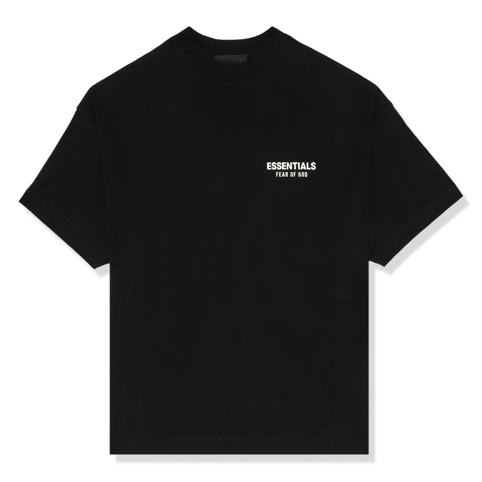Fear Of God Essentials Jersey Crewneck Black T Shirt