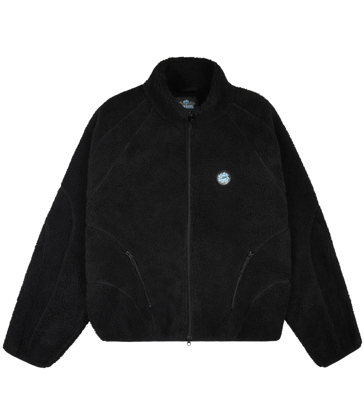 Broken Polar Fleece Midnight Black