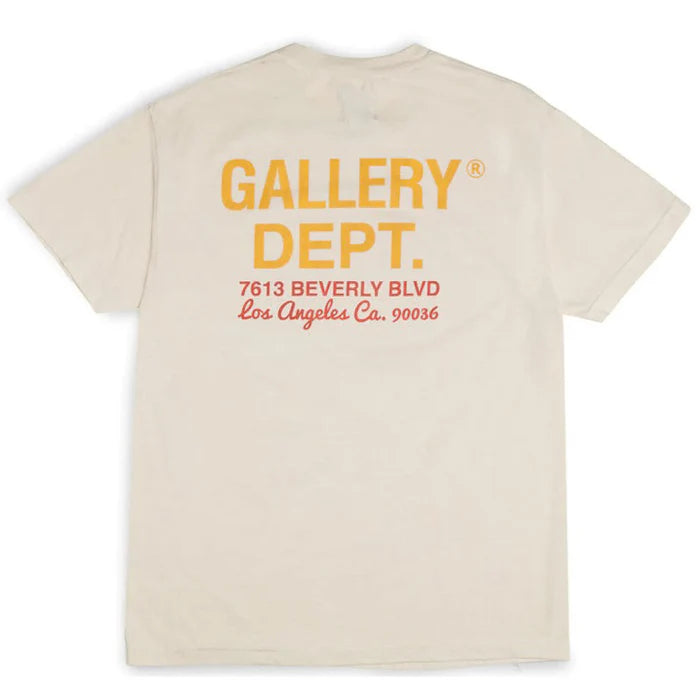 GALLERY DEPT EBAY CREAM T-SHIRT