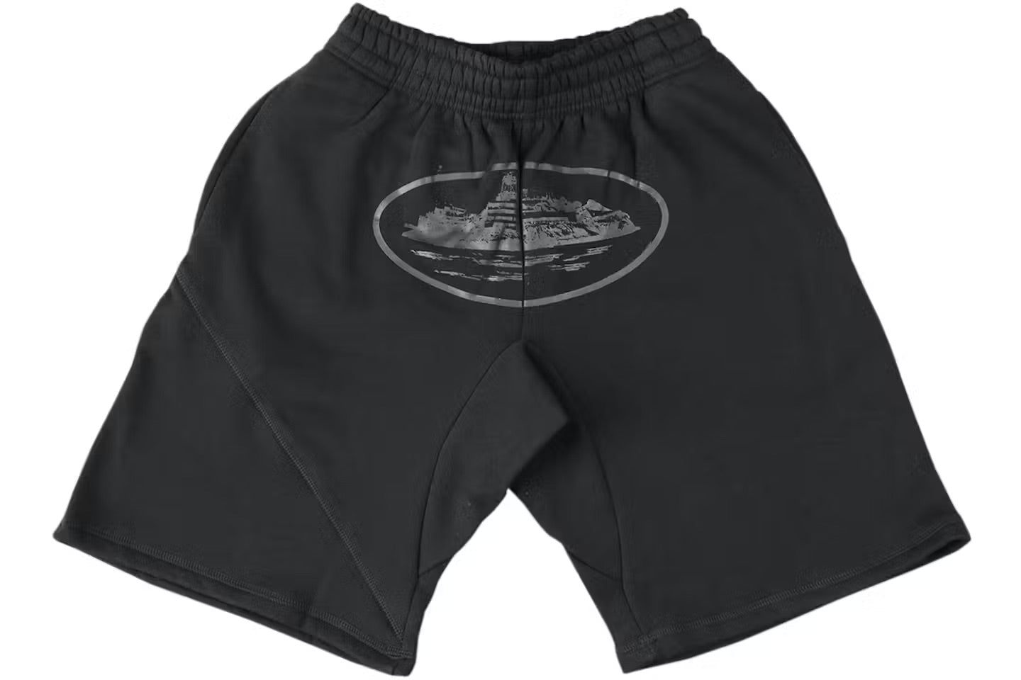 Corteiz Alcatraz Shorts Men's Triple Black