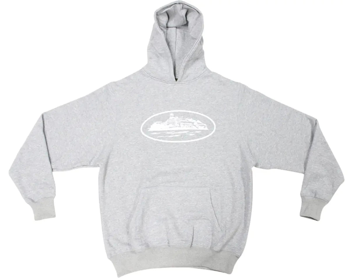 Corteiz OG Alcatraz Hoodie Grey