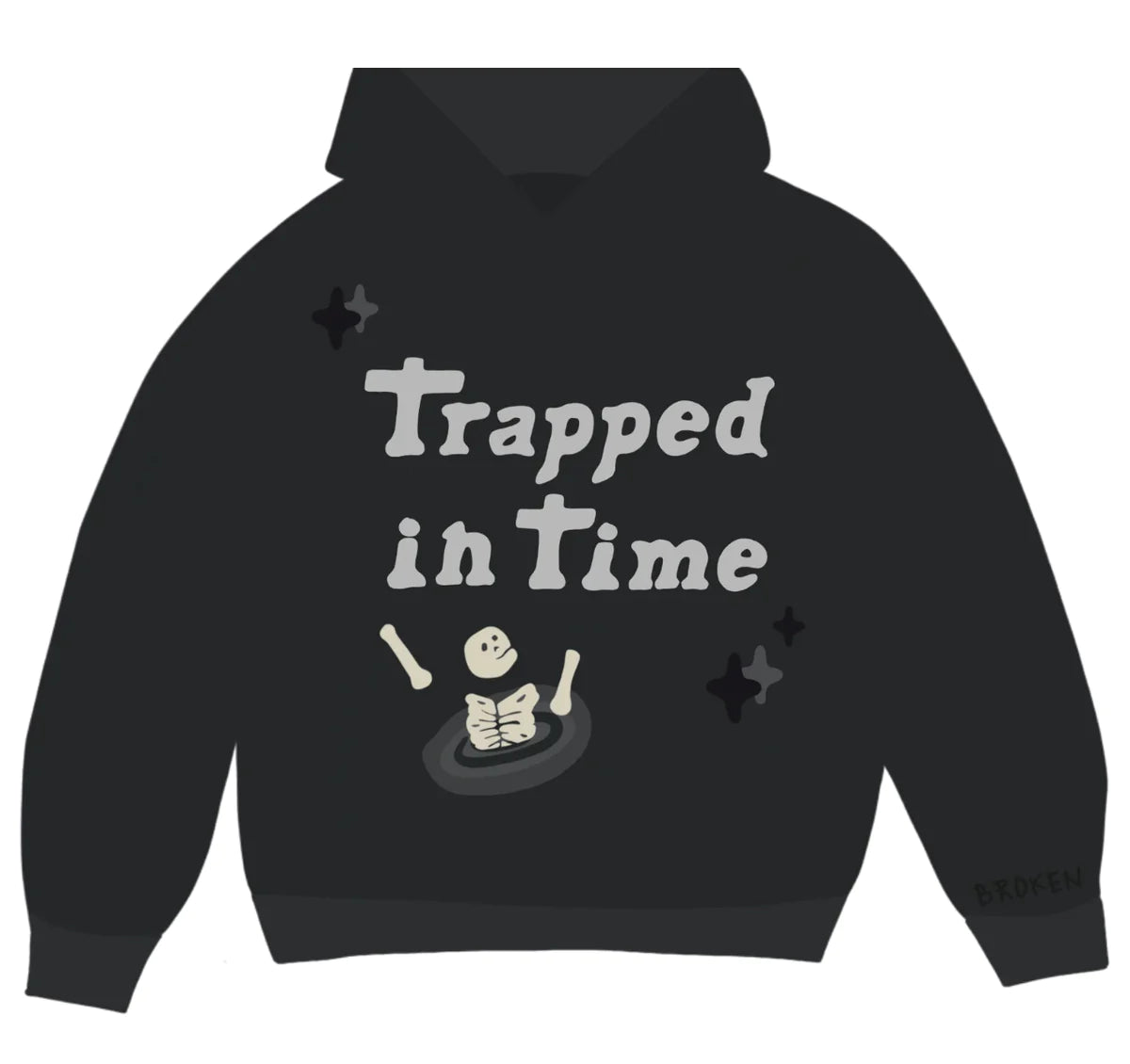 BROKEN PLANET HOODIE - TRAPPED IN TIME
