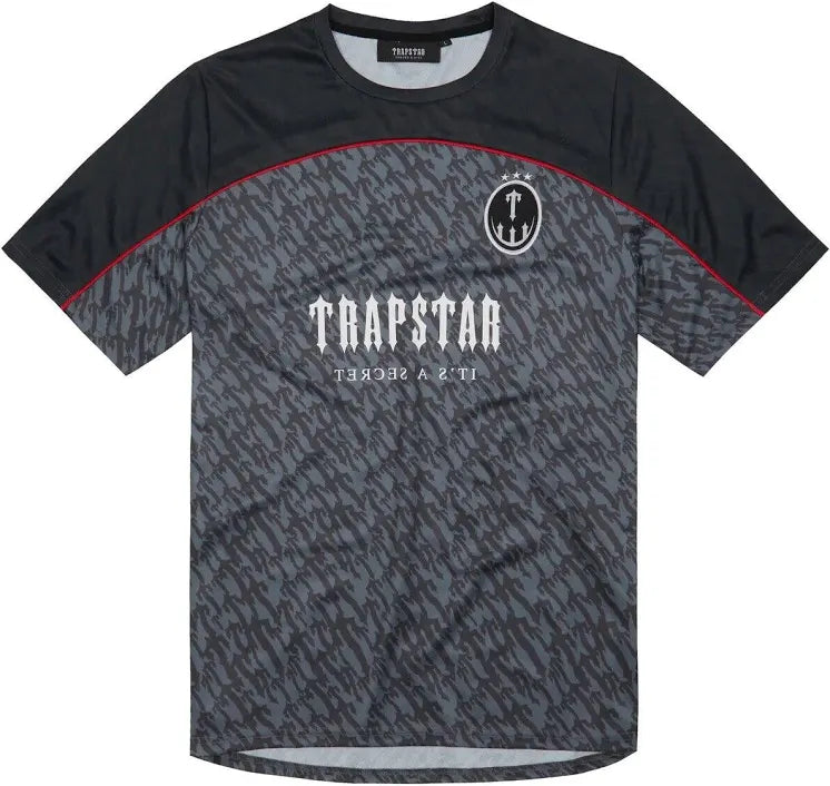 Trapstar Football Jersey - Red/Grey