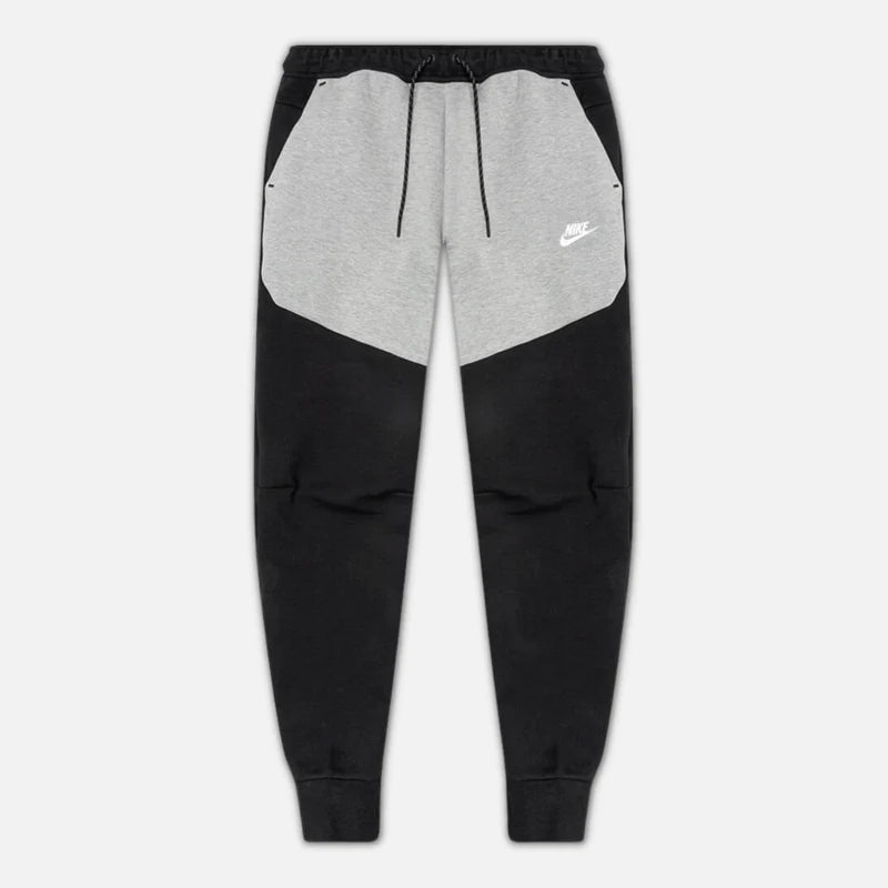 NIKE TECH FLEECE TRACKSUIT - BLACK, GREY & WHITE