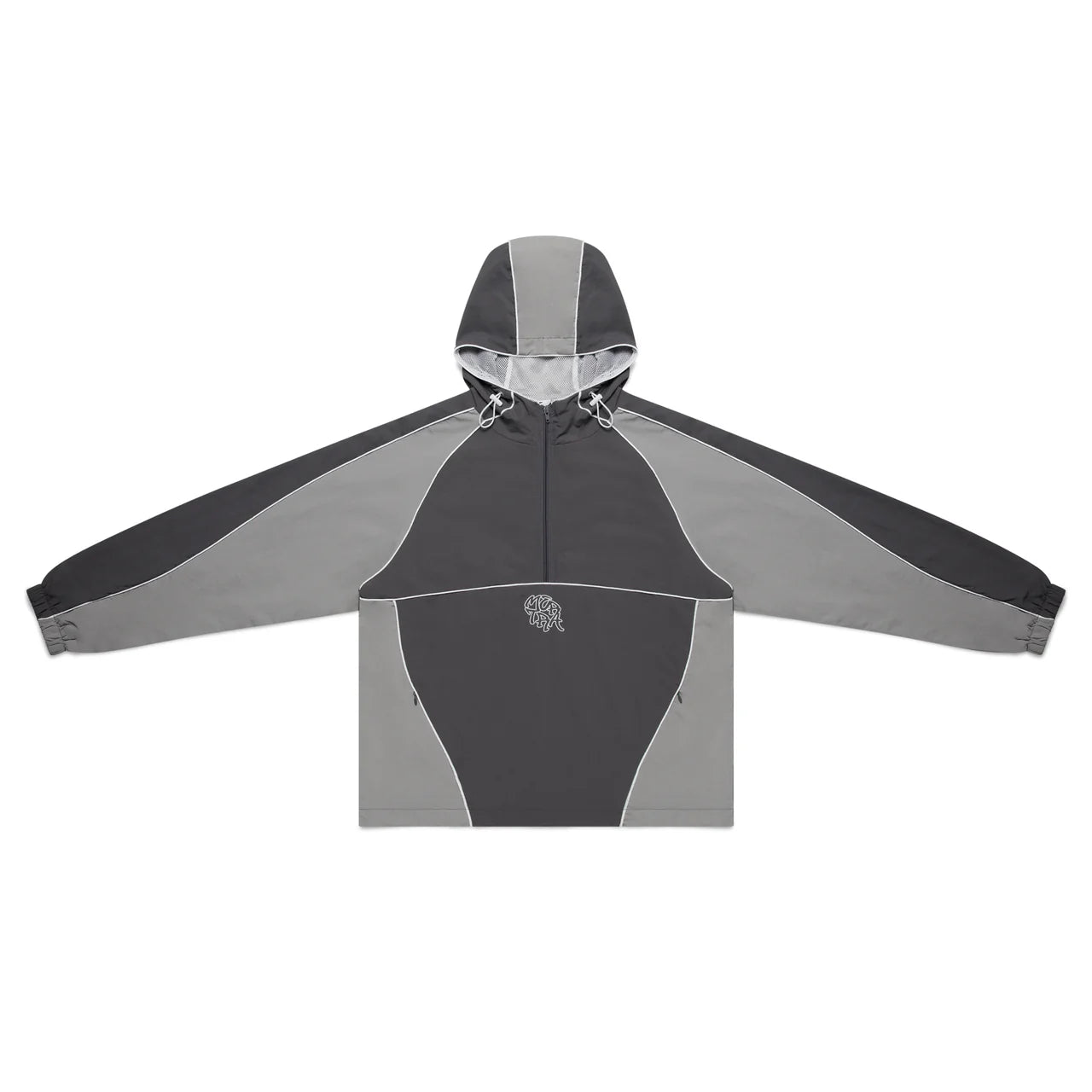 Mertra Nylon Track Jacket (Grey / Grey)