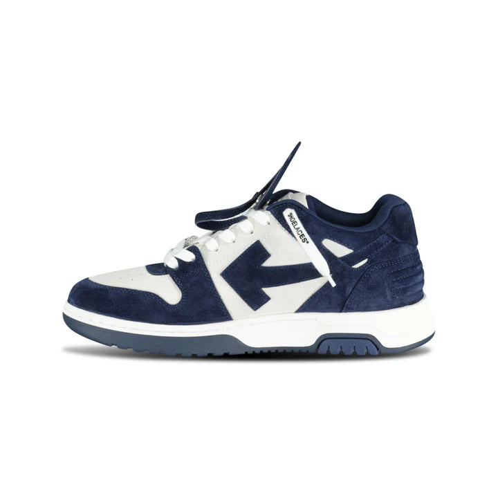 OFF WHITE ‘OUT OF OFFICE SUEDE TRAINERS - NAVY BLUE