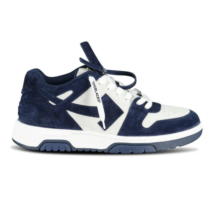 OFF WHITE ‘OUT OF OFFICE SUEDE TRAINERS - NAVY BLUE