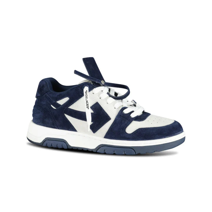 OFF WHITE ‘OUT OF OFFICE SUEDE TRAINERS - NAVY BLUE