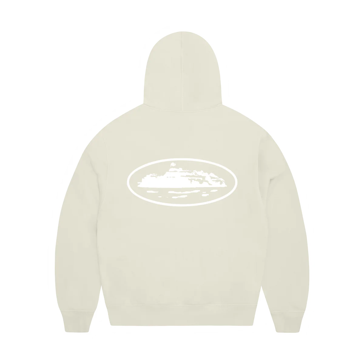 Corteiz ISLAND PUFF PRINT ZIP HOODIE [OFF WHITE]