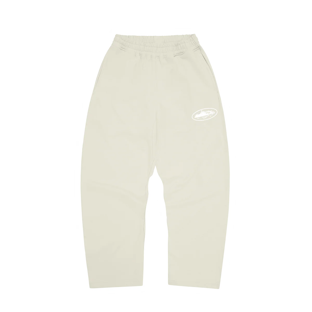 Corteiz ISLAND PUFF PRINT OPEN HEM SWEATPANT [OFF WHITE]