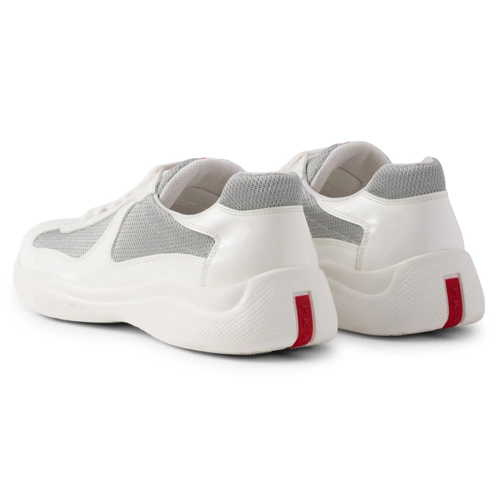Prada Americas Cup Patent White Sneaker