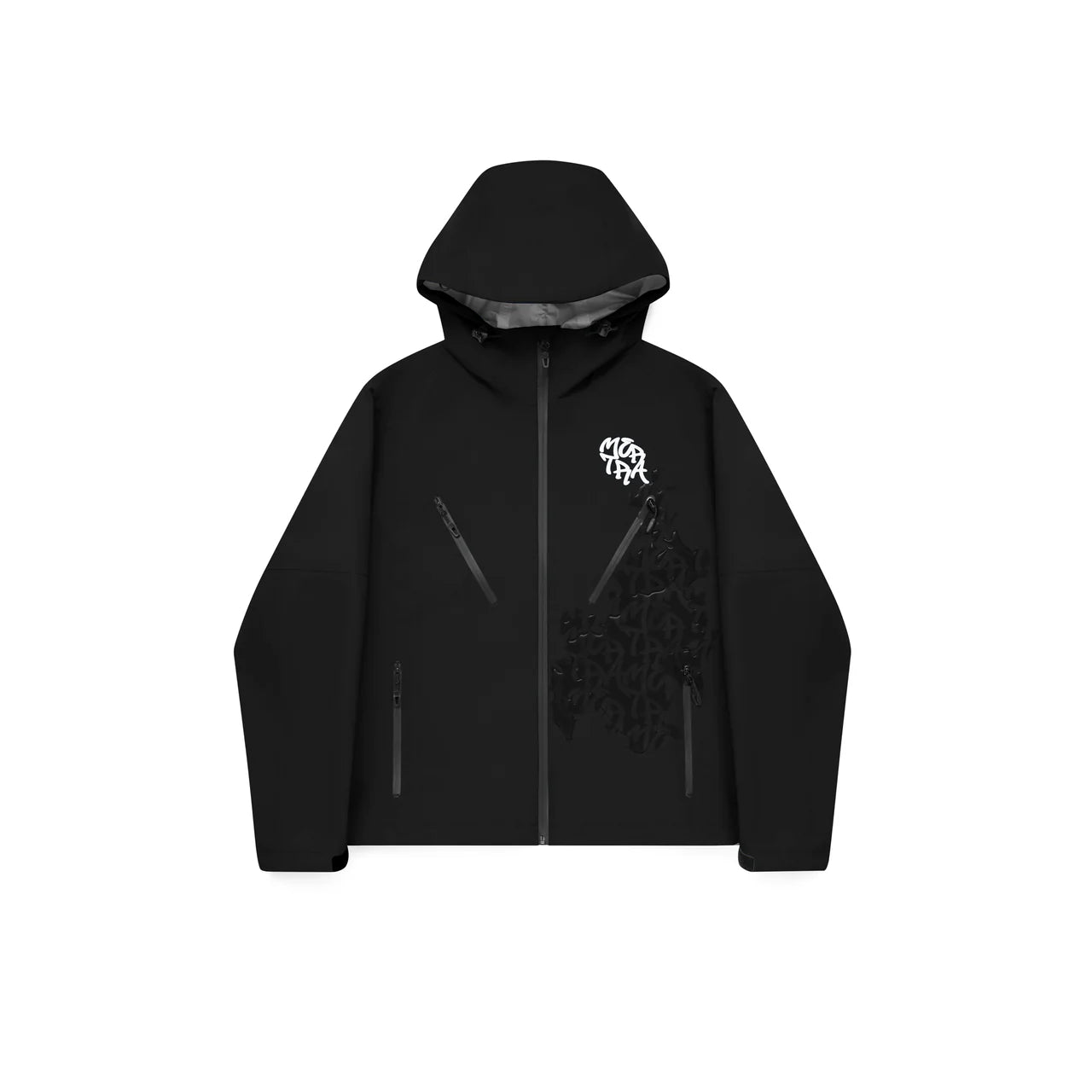 Mertra Monogram Shell Jacket (Black)
