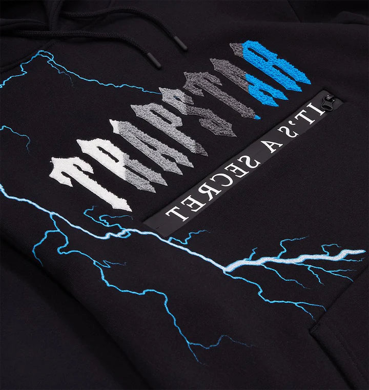 TRAPSTAR CHENILLE DECODED 2.0 HOODED TRACKSUIT - LIGHTNING EDITION