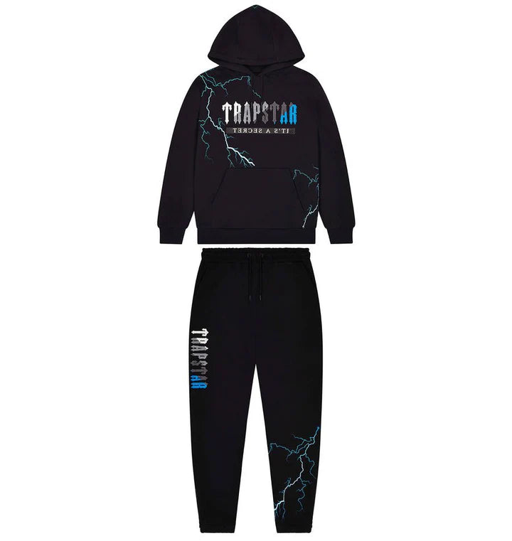 TRAPSTAR CHENILLE DECODED 2.0 HOODED TRACKSUIT - LIGHTNING EDITION