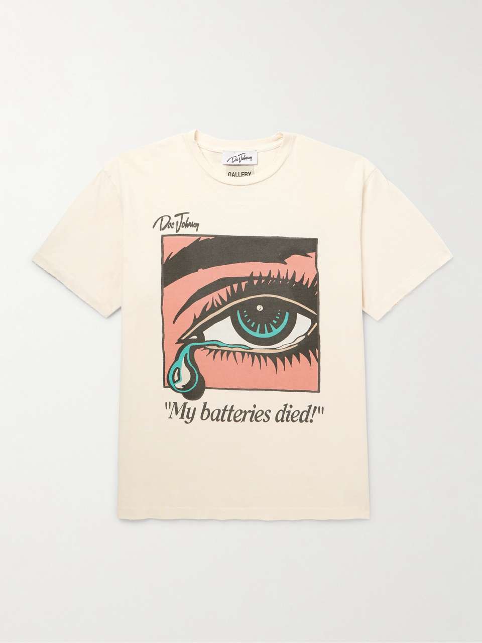 Gallery Dept. Dead Batteries Tee 'White'