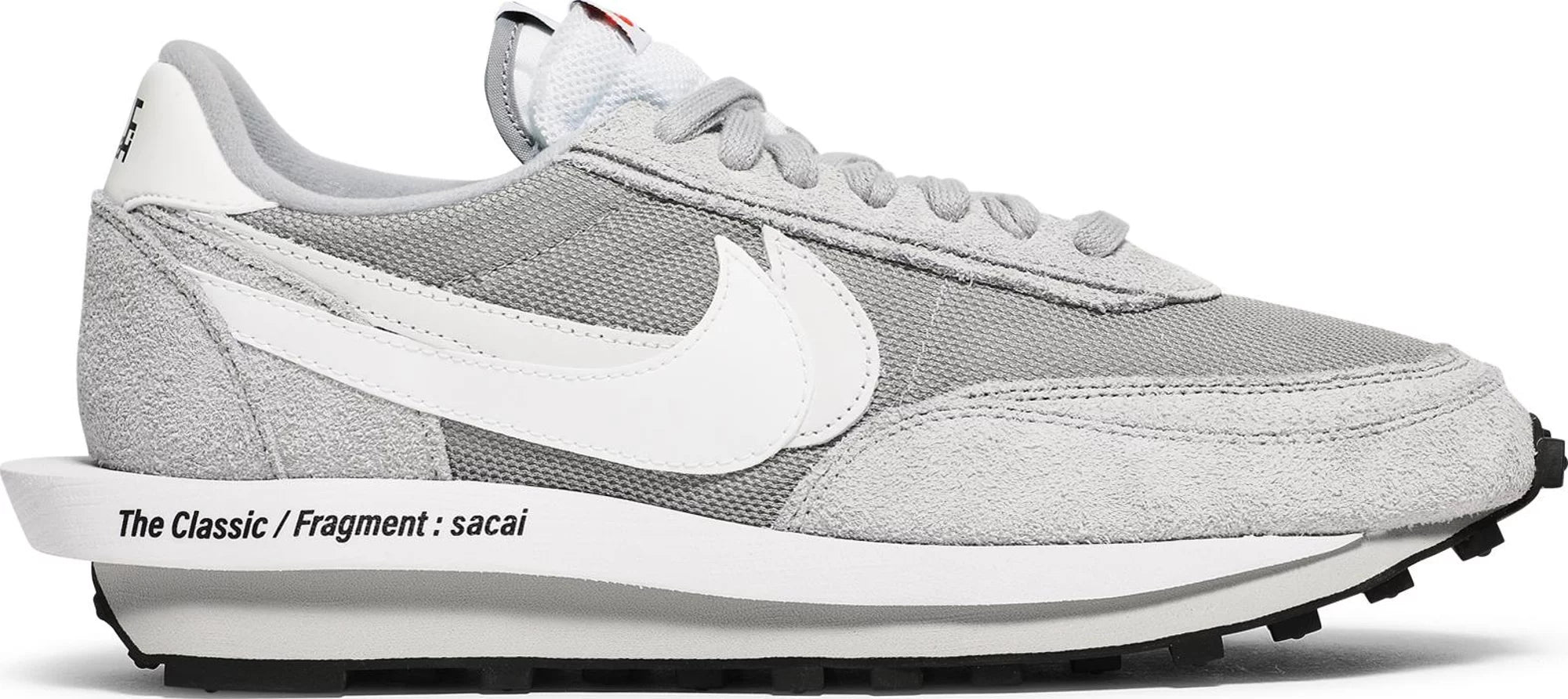 Fragment Design x sacai x LDV Waffle 'Light Smoke Grey'