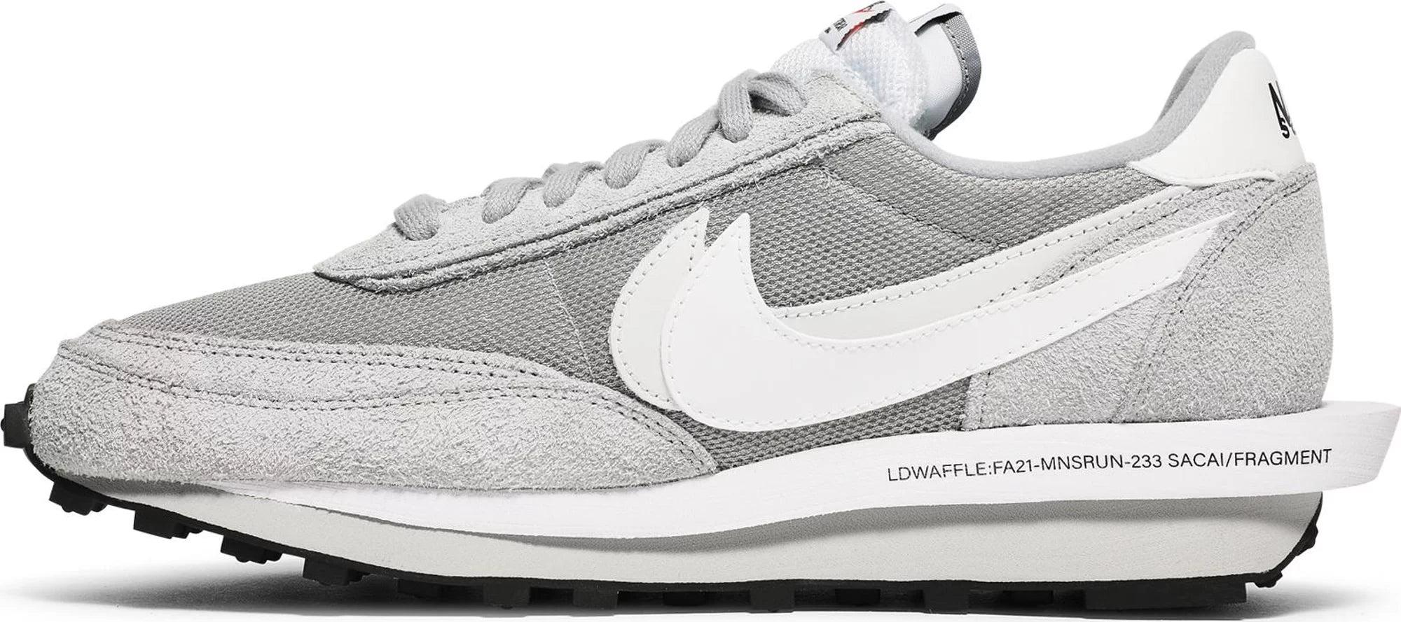 Fragment Design x sacai x LDV Waffle 'Light Smoke Grey'